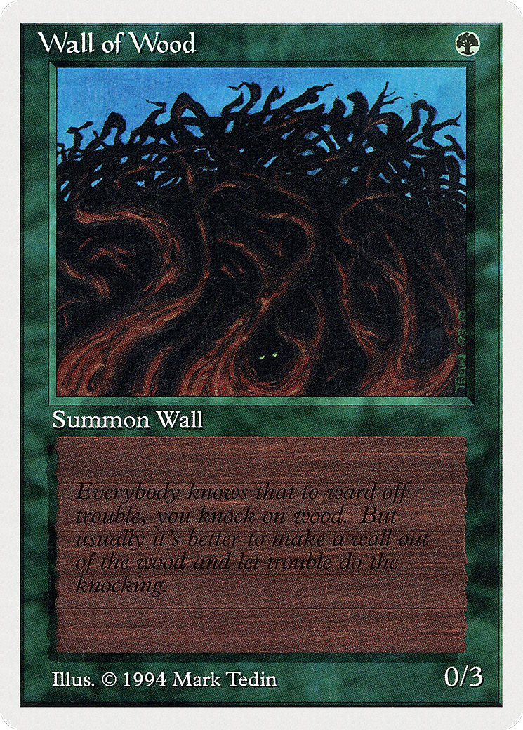 Wall of Wood (SUM-226) [Misc] Summer Magic / Edgar MTG Single Wizards of the Coast