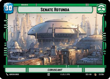 Senate Rotunda // Spy (22/264 // T01/T02) [Secrets of Power] Star Wars: Unlimited Single Disney