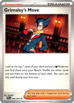 Grimsley's Move (90) Reverse Holofoil [ME02 Phantasmal Flames] Pokemon Single Pokémon