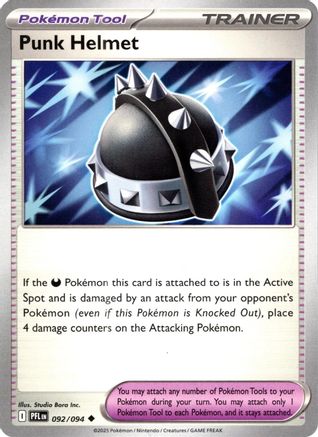 Punk Helmet (92) Reverse Holofoil [ME02 Phantasmal Flames] Pokemon Single Pokémon