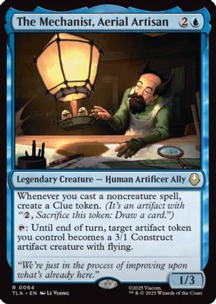 The Mechanist, Aerial Artisan (TLA-064) [Avatar: The Last Airbender] MTG Single Wizards of the Coast