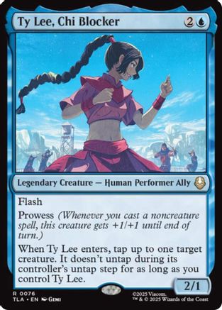 Ty Lee, Chi Blocker (TLA-076) [Avatar: The Last Airbender] Foil MTG Single Wizards of the Coast