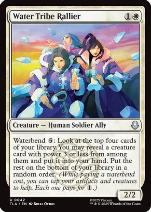 Water Tribe Rallier (TLA-042) [Avatar: The Last Airbender] Foil MTG Single Wizards of the Coast