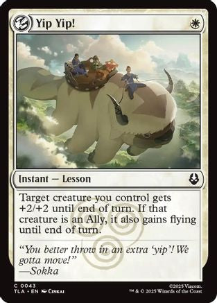 Yip Yip! (TLA-043) [Avatar: The Last Airbender] MTG Single Wizards of the Coast
