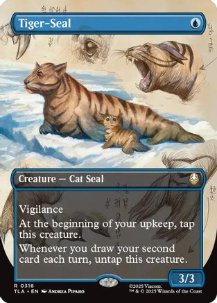 Tiger-Seal (Borderless) (TLA-318) [Avatar: The Last Airbender] Foil MTG Single Wizards of the Coast