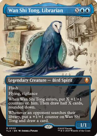 Wan Shi Tong, Librarian (Borderless) (TLA-320) [Avatar: The Last Airbender] Foil MTG Single Wizards of the Coast
