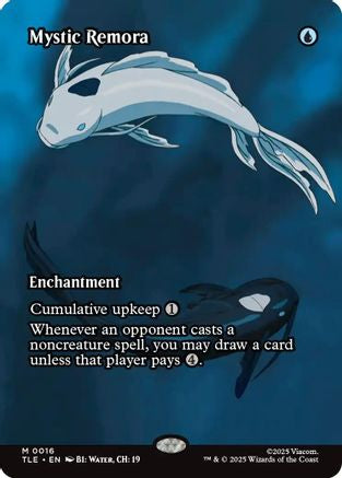 Mystic Remora (Borderless) (TLE-016) [Avatar: The Last Airbender: Eternal-Legal] MTG Single Wizards of the Coast