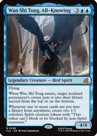 Wan Shi Tong, All-Knowing (TLE-098) [Avatar: The Last Airbender: Eternal-Legal] MTG Single Wizards of the Coast