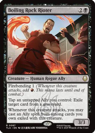 Boiling Rock Rioter (TLA-087) [Avatar: The Last Airbender] Foil MTG Single Wizards of the Coast
