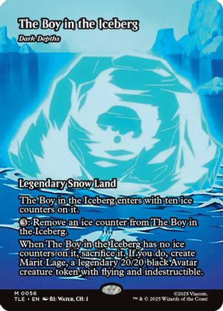 The Boy in the Iceberg - Dark Depths (TLE-056) [Avatar: The Last Airbender: Eternal-Legal] MTG Single Wizards of the Coast