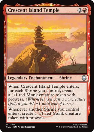 Crescent Island Temple (TLA-129) [Avatar: The Last Airbender] MTG Single Wizards of the Coast