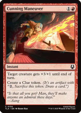 Cunning Maneuver (TLA-130) [Avatar: The Last Airbender] MTG Single Wizards of the Coast