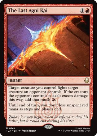 The Last Agni Kai (TLA-144) [Avatar: The Last Airbender] MTG Single Wizards of the Coast