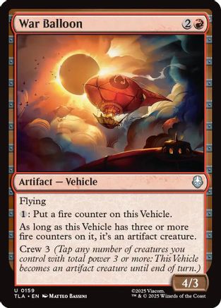 War Balloon (TLA-159) [Avatar: The Last Airbender] MTG Single Wizards of the Coast