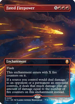 Fated Firepower (TLA-297) [Avatar: The Last Airbender] Foil MTG Single Wizards of the Coast