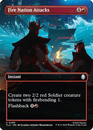 Fire Nation Attacks (TLA-299) [Avatar: The Last Airbender] Foil MTG Single Wizards of the Coast