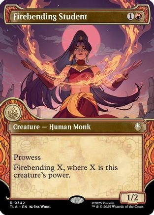 Firebending Student (TLA-342) [Avatar: The Last Airbender] Foil MTG Single Wizards of the Coast