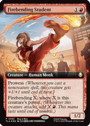 Firebending Student (BABP-393) [Buy-A-Box Promos] Foil MTG Single Wizards of the Coast