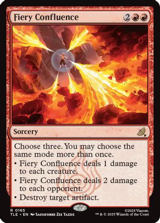 Fiery Confluence (TLE-165) [Avatar: The Last Airbender: Eternal-Legal] Foil MTG Single Wizards of the Coast