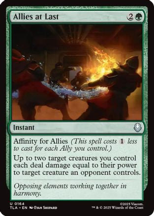 Allies at Last (TLA-164) [Avatar: The Last Airbender] MTG Single Wizards of the Coast