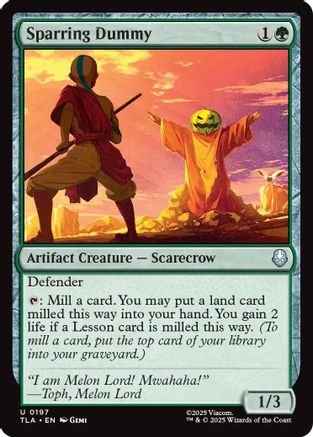 Sparring Dummy (TLA-197) [Avatar: The Last Airbender] MTG Single Wizards of the Coast