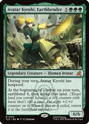 Avatar Kyoshi, Earthbender (TLE-130) [Avatar: The Last Airbender: Eternal-Legal] Foil MTG Single Wizards of the Coast