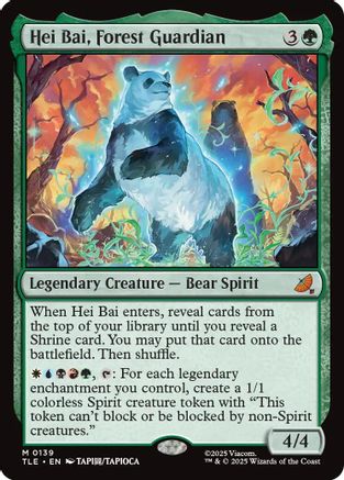 Hei Bai, Forest Guardian (TLE-139) [Avatar: The Last Airbender: Eternal-Legal] Foil MTG Single Wizards of the Coast