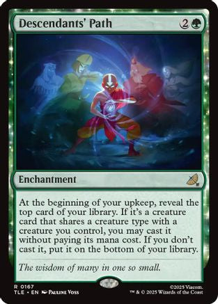 Descendants' Path (TLE-167) [Avatar: The Last Airbender: Eternal-Legal] Foil MTG Single Wizards of the Coast
