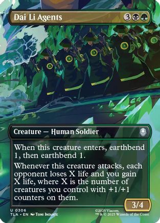 Dai Li Agents (TLA-306) [Avatar: The Last Airbender] Foil MTG Single Wizards of the Coast