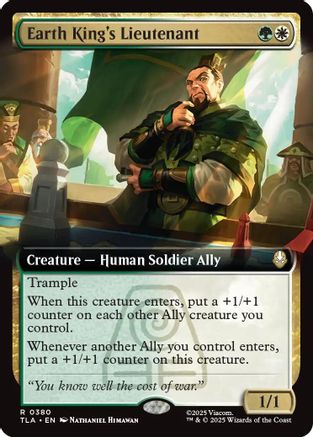 Earth King's Lieutenant (TLA-380) [Avatar: The Last Airbender] Foil MTG Single Wizards of the Coast