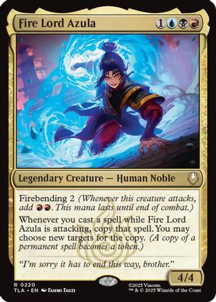 Fire Lord Azula (TLA-220) [Avatar: The Last Airbender] Foil MTG Single Wizards of the Coast