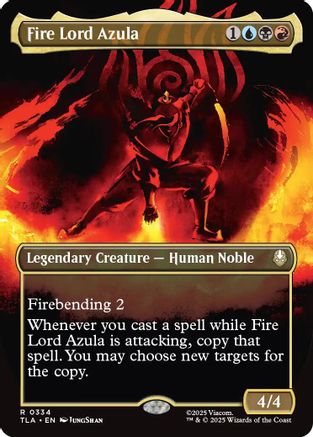 Fire Lord Azula (0334) (TLA-334) [Avatar: The Last Airbender] Foil MTG Single Wizards of the Coast