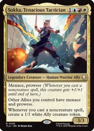 Sokka, Tenacious Tactician (TLA-242) [Avatar: The Last Airbender] MTG Single Wizards of the Coast