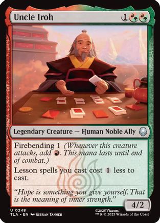 Uncle Iroh (TLA-248) [Avatar: The Last Airbender] Foil MTG Single Wizards of the Coast