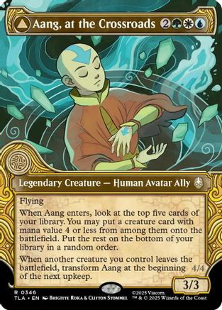 Aang, at the Crossroads (TLA-346) [Avatar: The Last Airbender] Foil MTG Single Wizards of the Coast