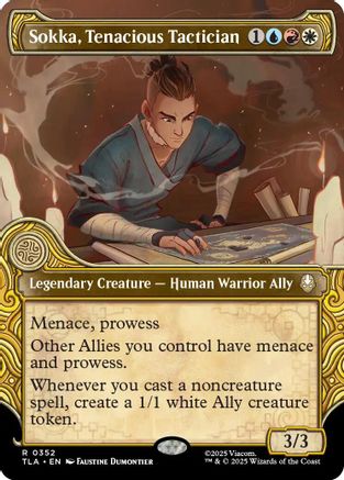 Sokka, Tenacious Tactician (Showcase) (TLA-352) [Avatar: The Last Airbender] Foil MTG Single Wizards of the Coast