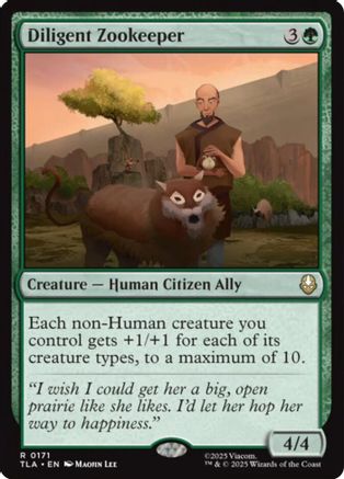 Diligent Zookeeper (TLA-171) [Avatar: The Last Airbender] MTG Single Wizards of the Coast