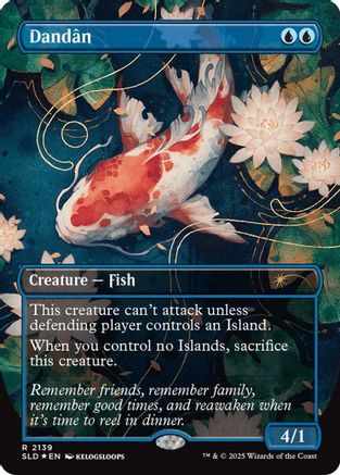 Dandan (2139) (SLD-2139) [Secret Lair] Drop Series Foil MTG Single Wizards of the Coast