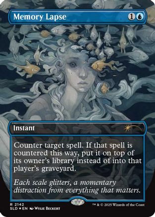 Memory Lapse (SLD-2142) [Secret Lair] Drop Series Foil MTG Single Wizards of the Coast
