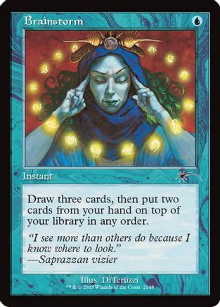 Brainstorm (2148) (SLD-2148) [Secret Lair] Drop Series MTG Single Wizards of the Coast