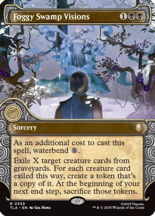 Foggy Swamp Visions (Showcase) (TLA-339) [Avatar: The Last Airbender] MTG Single Wizards of the Coast