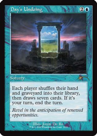 Day's Undoing (SLD-2153) [Secret Lair] Drop Series MTG Single Wizards of the Coast