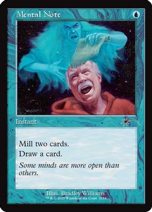 Mental Note (SLD-2154) [Secret Lair] Drop Series MTG Single Wizards of the Coast