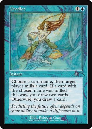 Predict (SLD-2156) [Secret Lair] Drop Series MTG Single Wizards of the Coast