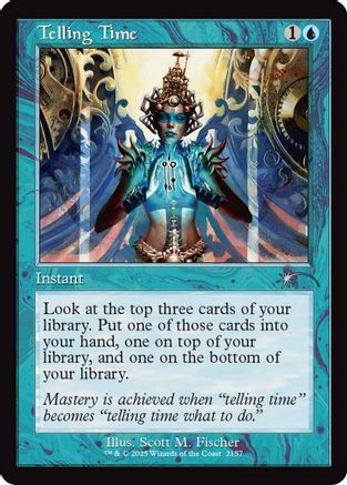 Telling Time (SLD-2157) [Secret Lair] Drop Series MTG Single Wizards of the Coast