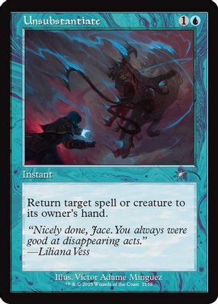 Unsubstantiate (SLD-2158) [Secret Lair] Drop Series MTG Single Wizards of the Coast