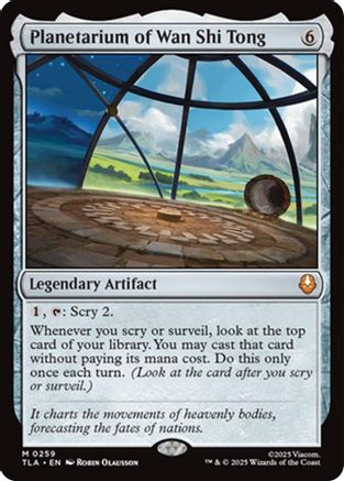 Planetarium of Wan Shi Tong (TLA-259) [Avatar: The Last Airbender] Foil MTG Single Wizards of the Coast