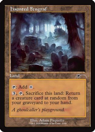 Haunted Fengraf (SLD-2160) [Secret Lair] Drop Series MTG Single Wizards of the Coast