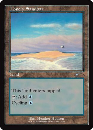 Lonely Sandbar (SLD-2161) [Secret Lair] Drop Series MTG Single Wizards of the Coast