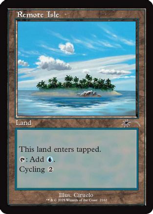 Remote Isle (SLD-2162) [Secret Lair] Drop Series MTG Single Wizards of the Coast